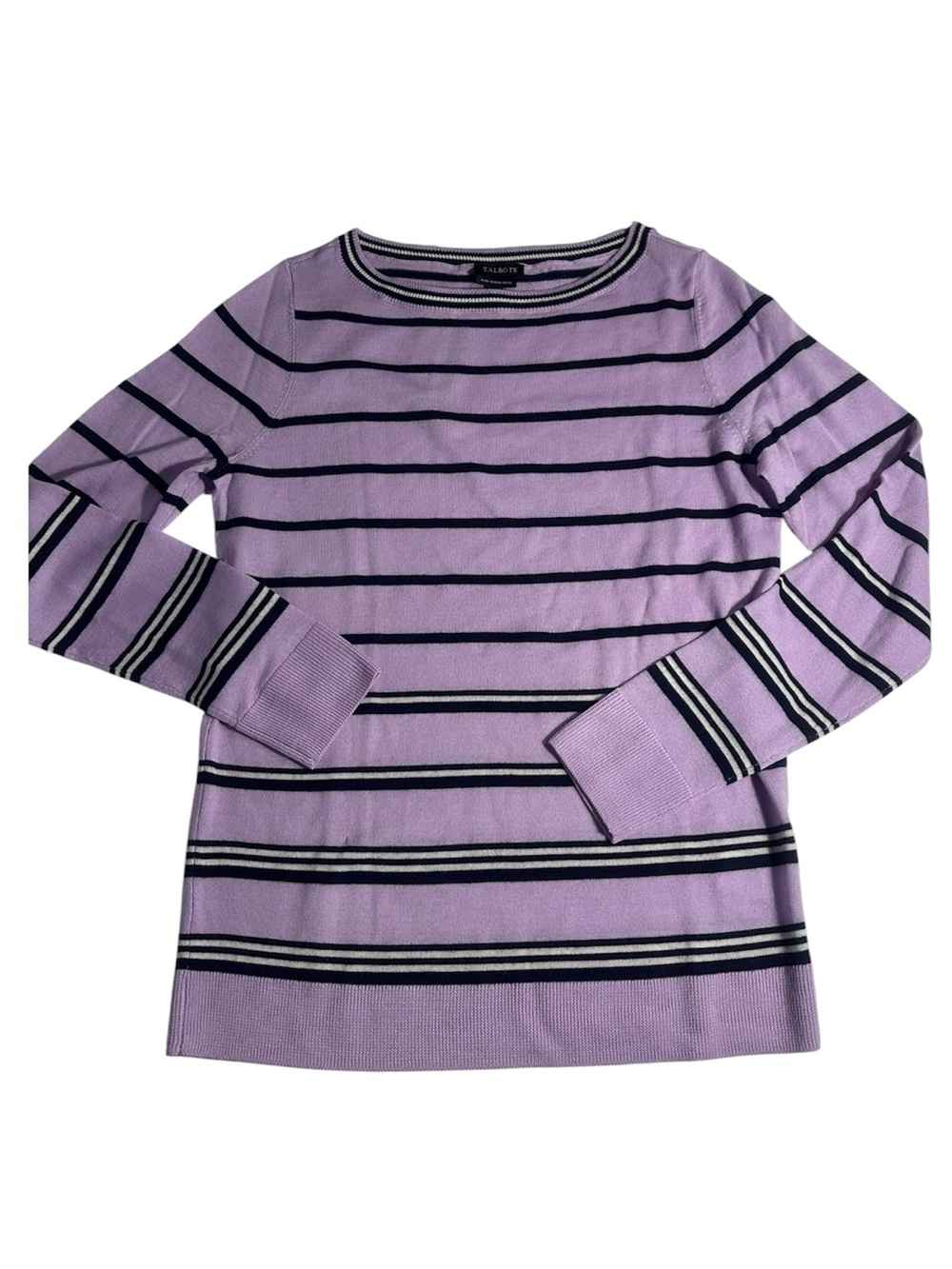 Talbots NWT purple Merino Wool sweater women’s small